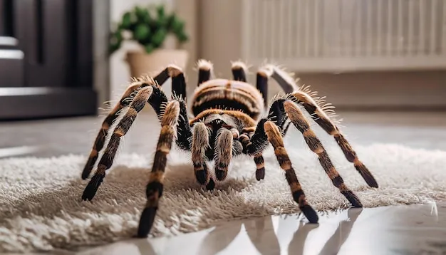 22974 tarantula spider home cleaning
